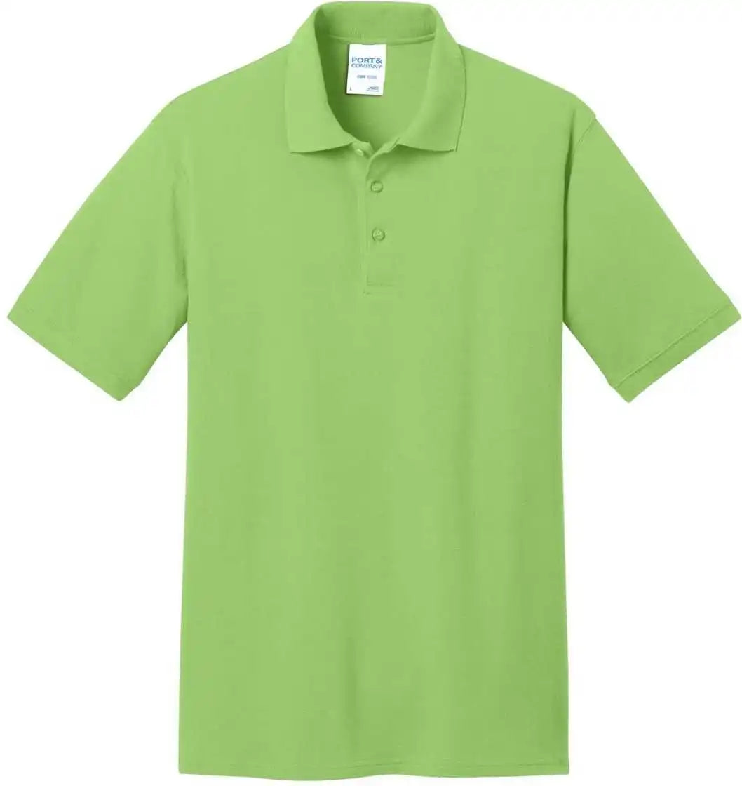 Port & Company Kp155 Core Blend Pique Polo Lime