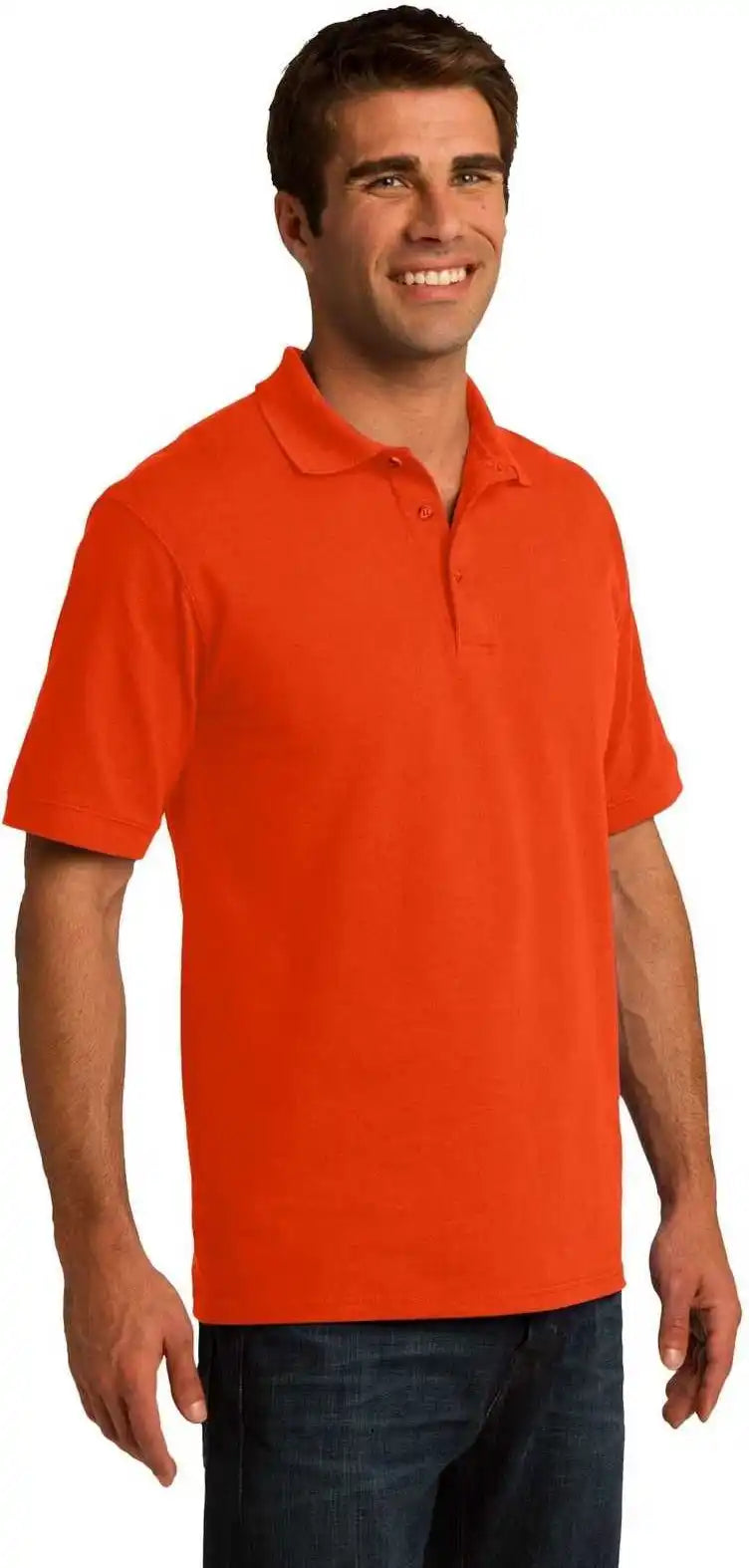 Port &amp; Company Kp155 Core Blend Pique Polo - Orange
