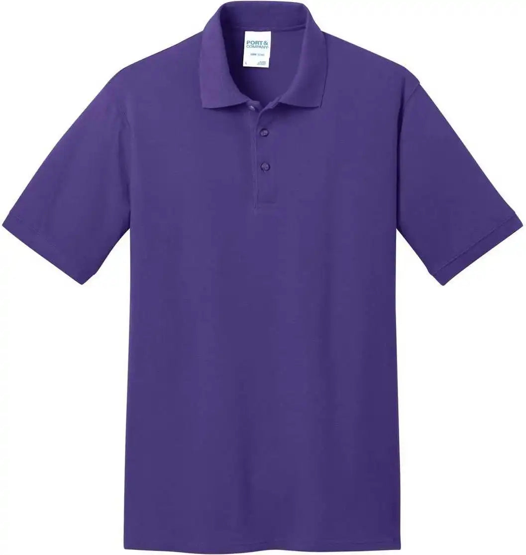 Port &amp; Company Kp155 Core Blend Pique Polo Purple