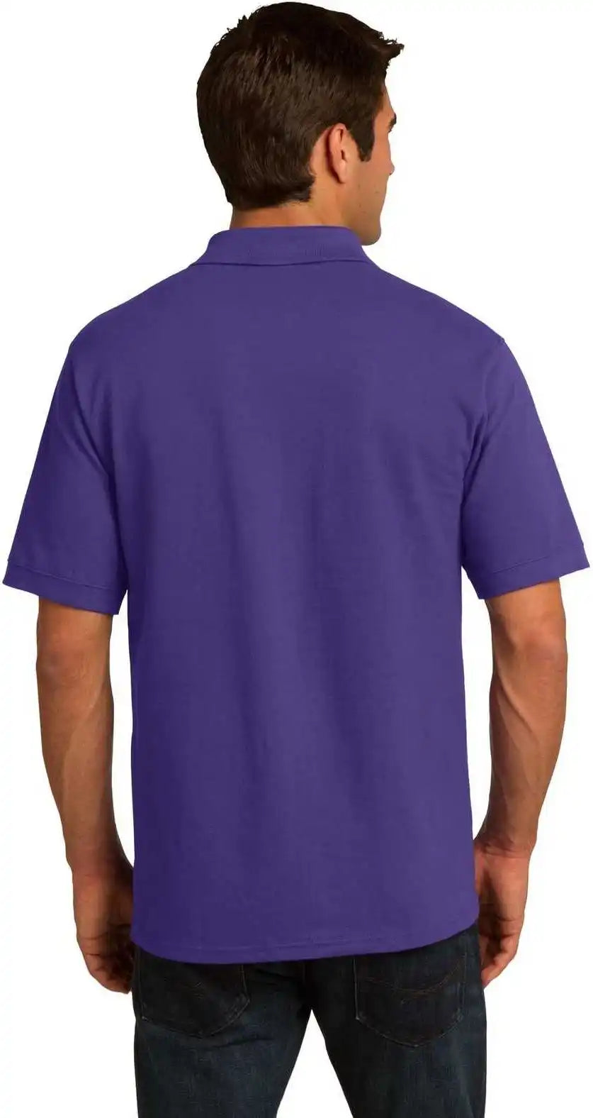 Port &amp; Company Kp155 Core Blend Pique Polo Purple