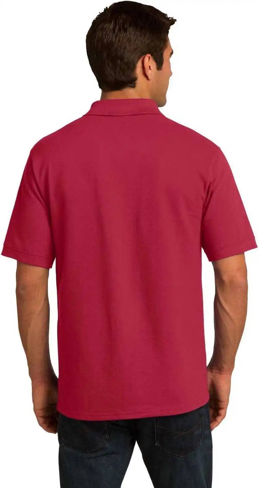 Port & Company Kp155 Core Blend Pique Polo - Red