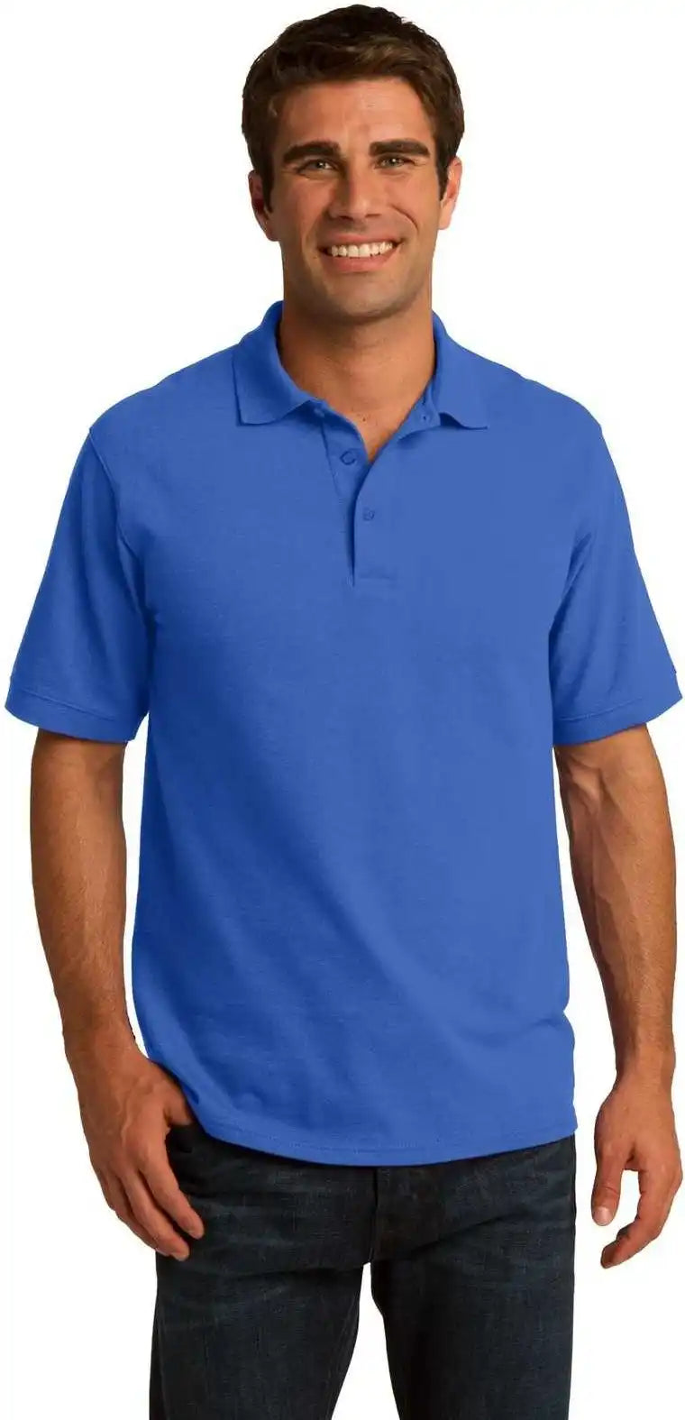 Port & Company Kp155 Core Blend Pique Polo - Royal