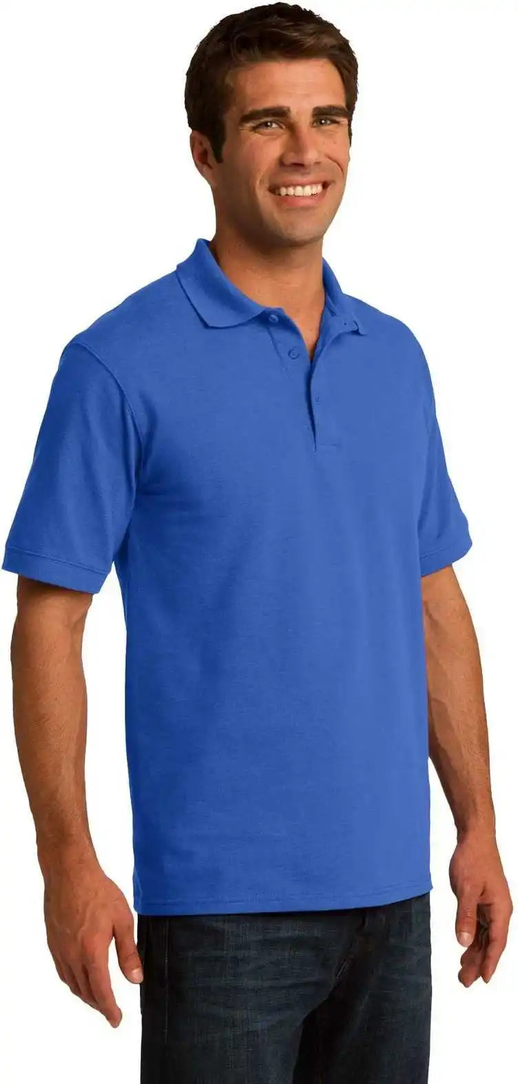 Port &amp; Company Kp155 Core Blend Pique Polo Royal