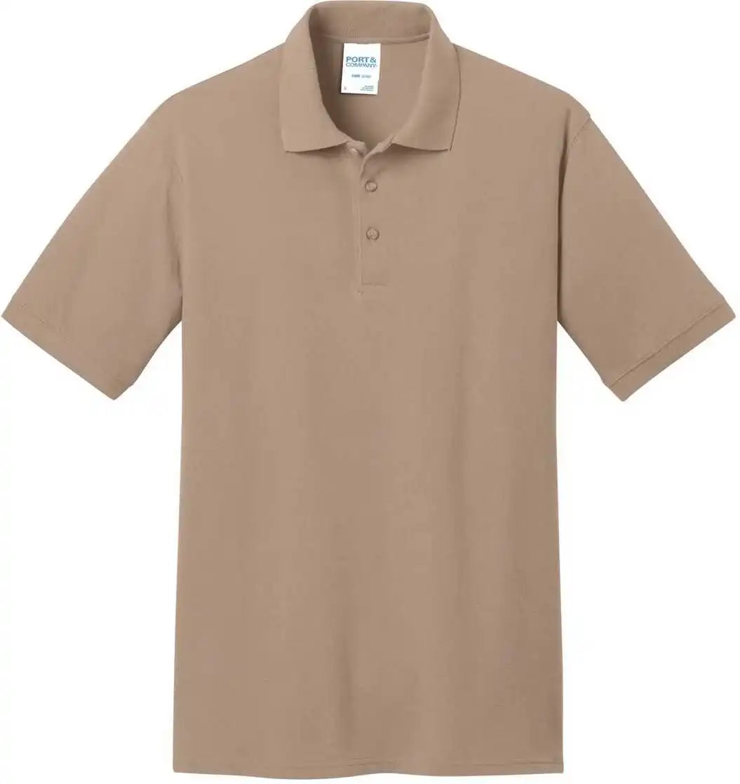 Port &amp; Company Kp155 Core Blend Pique Polo - Sand