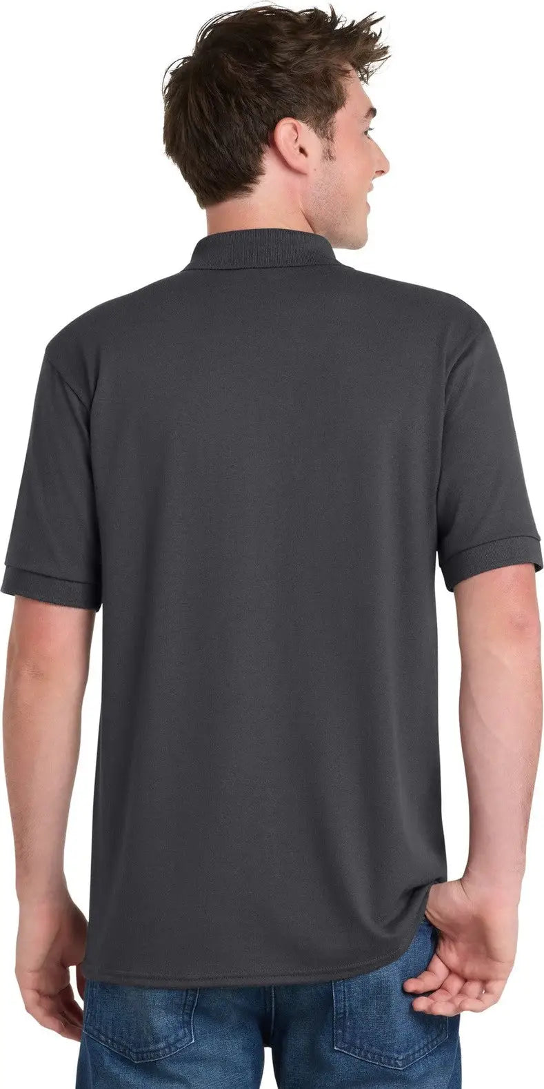 Port & Company Kp55 co Core Blend Jersey Knit Polo - Charcoal