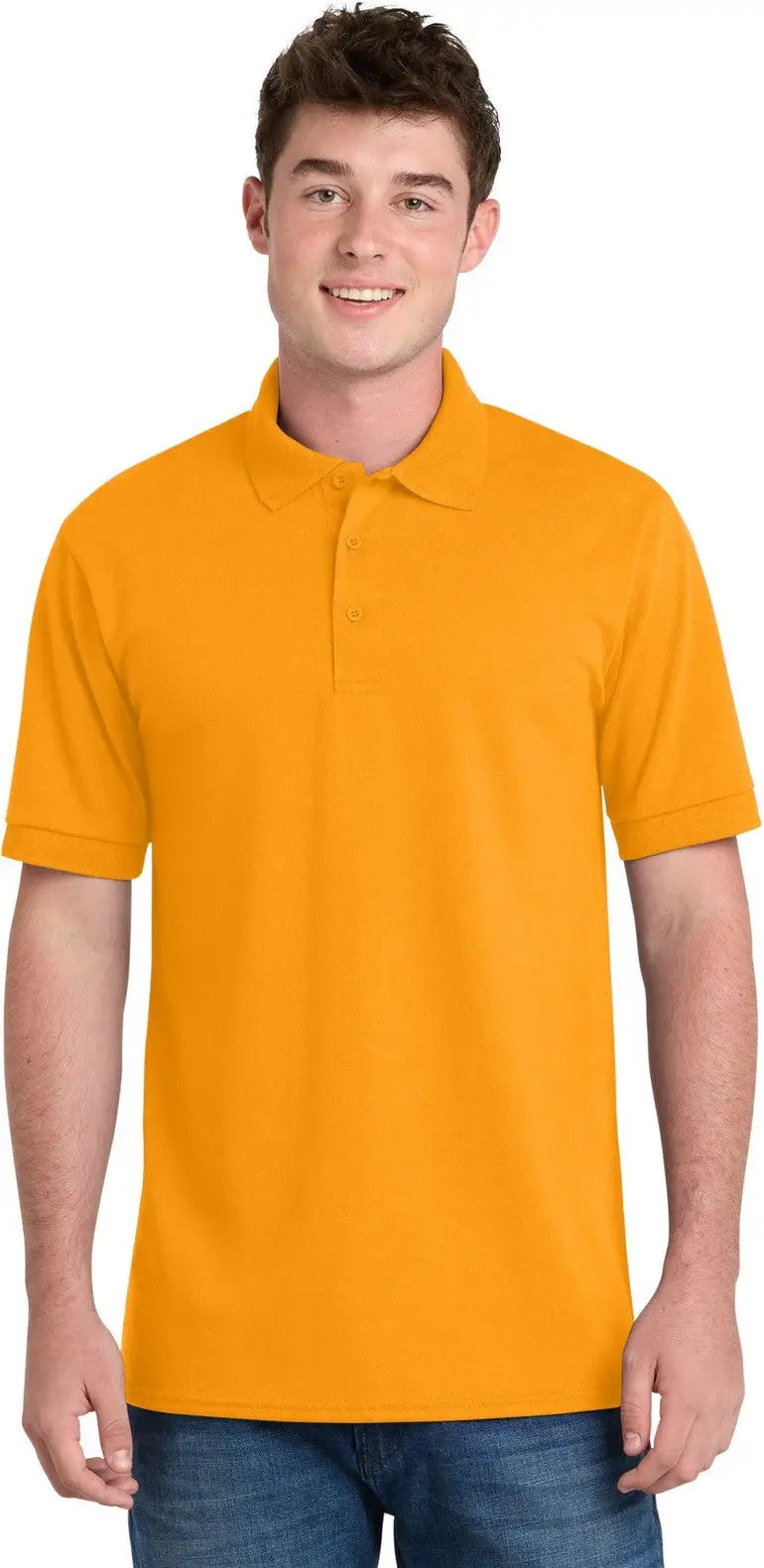 Port & Company Kp55 co Core Blend Jersey Knit Polo - Gold - Adult Xs