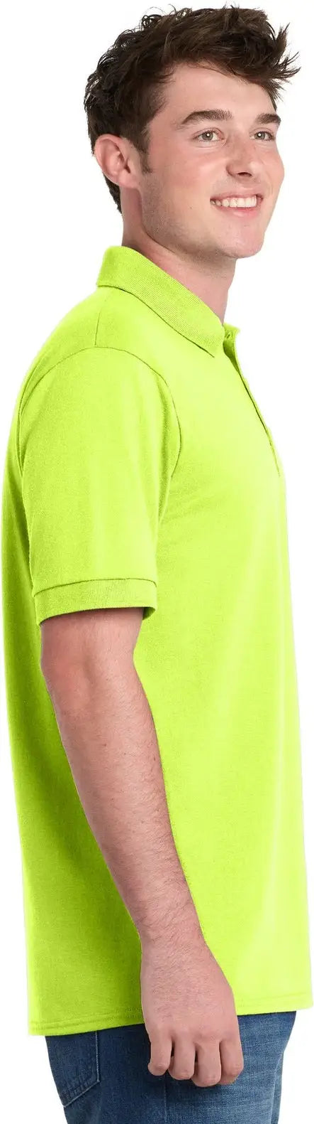 Port & Company Kp55 co Core Blend Jersey Knit Polo - Safety Green