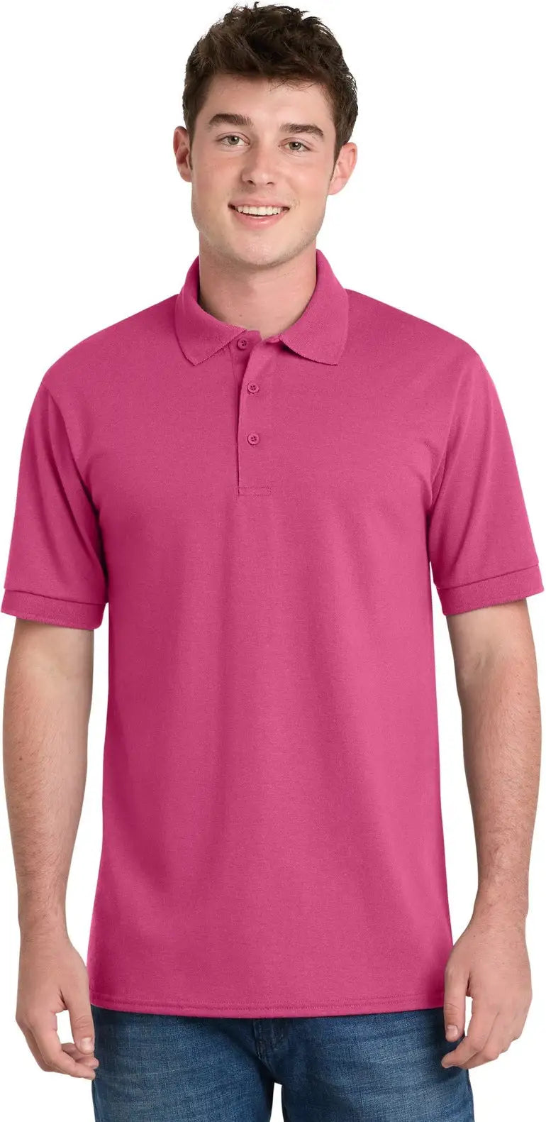 Port & Company Kp55 co Core Blend Jersey Knit Polo - Sangria