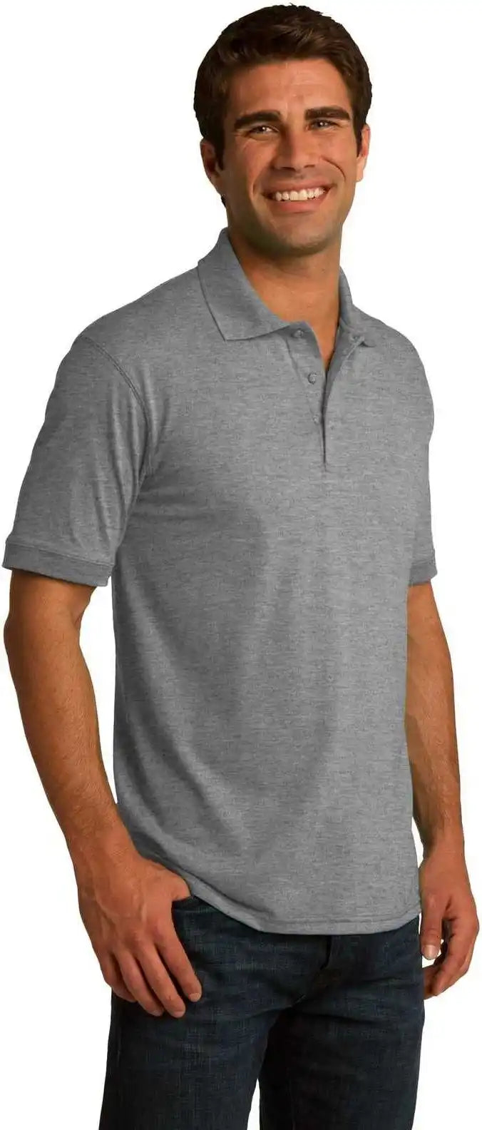 Port & Company Kp55 Core Blend Jersey Knit Polo Athletic Heather