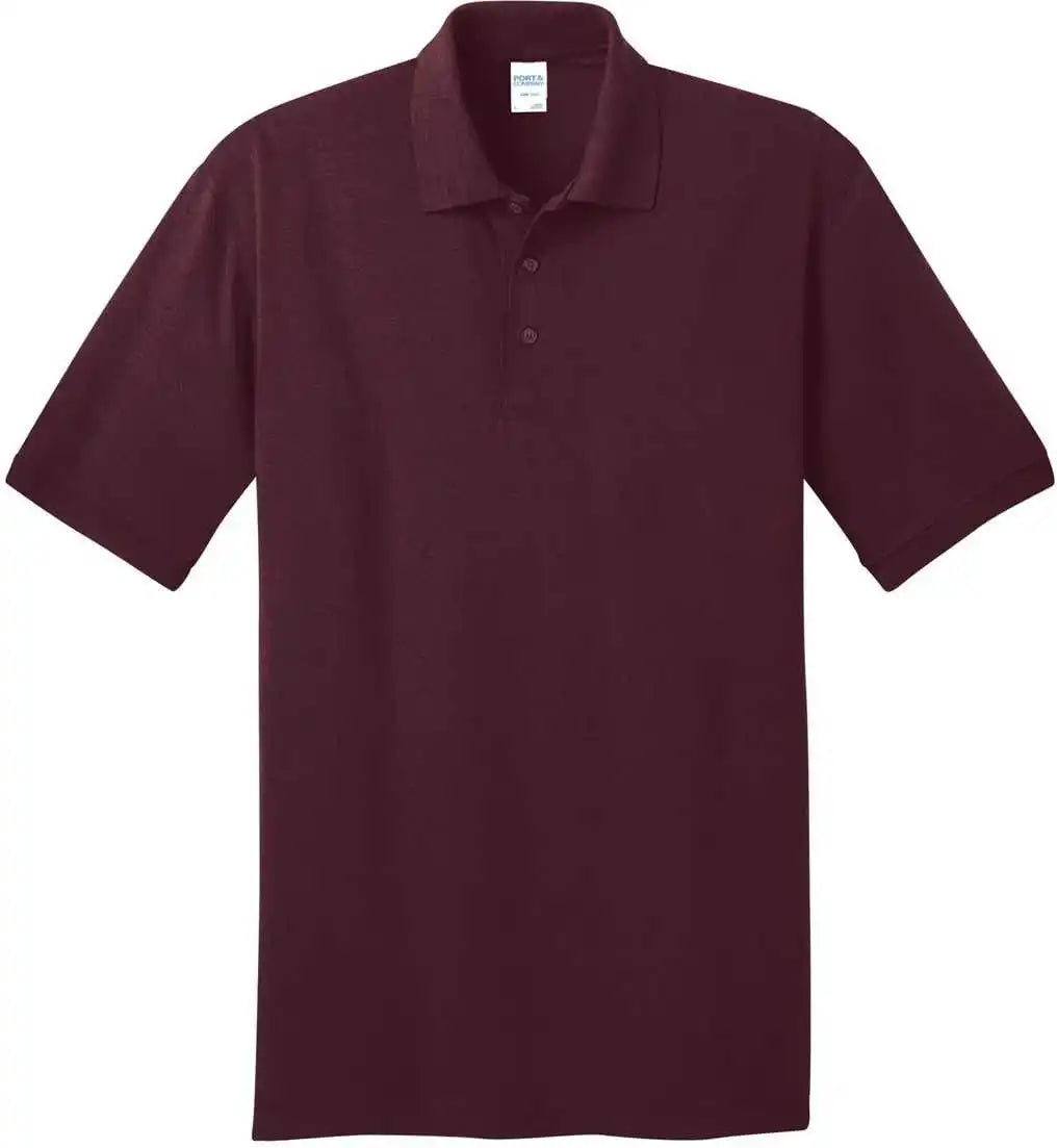 Port & Company Kp55 Core Blend Jersey Knit Polo Athletic Maroon