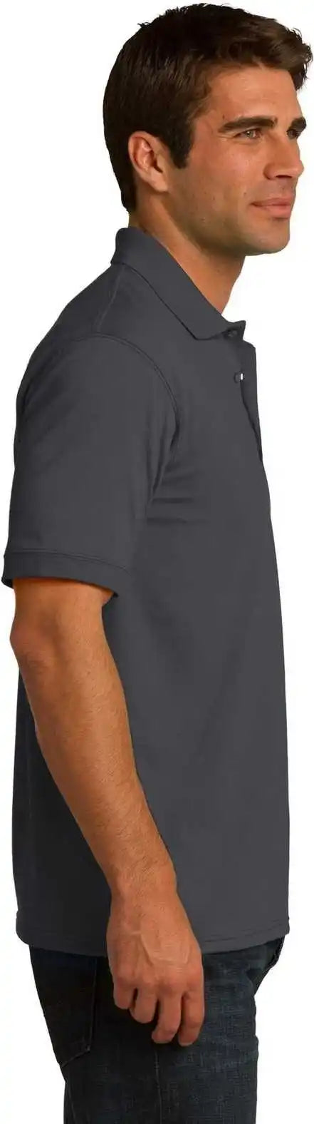 Port & Company Kp55 Core Blend Jersey Knit Polo Charcoal