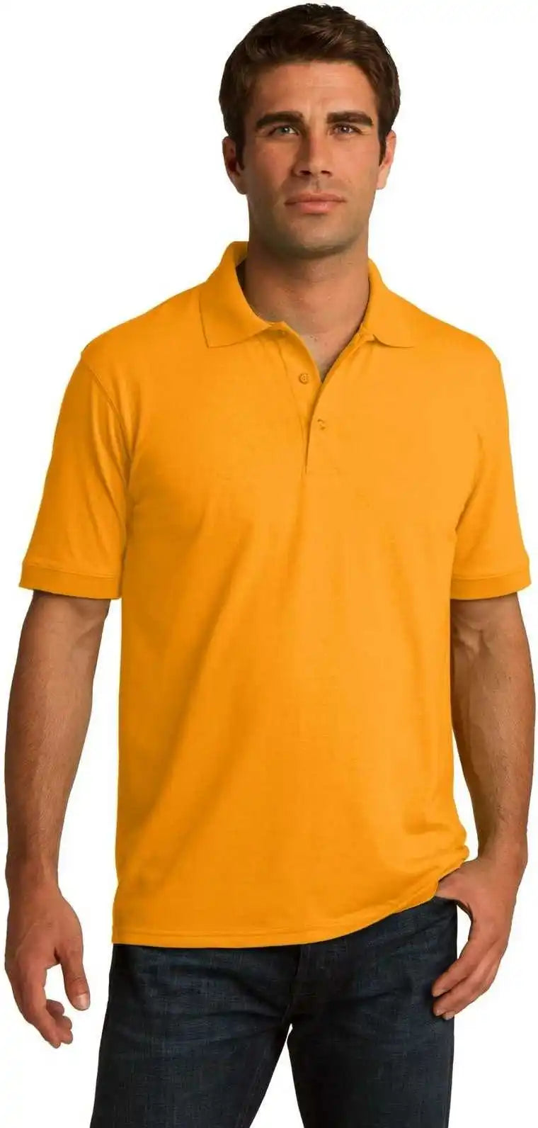 Port & Company Kp55 Core Blend Jersey Knit Polo Gold