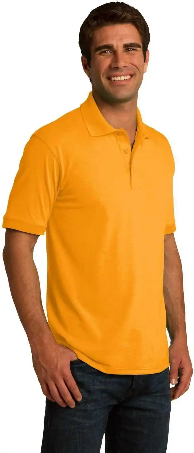 Port & Company Kp55 Core Blend Jersey Knit Polo Gold