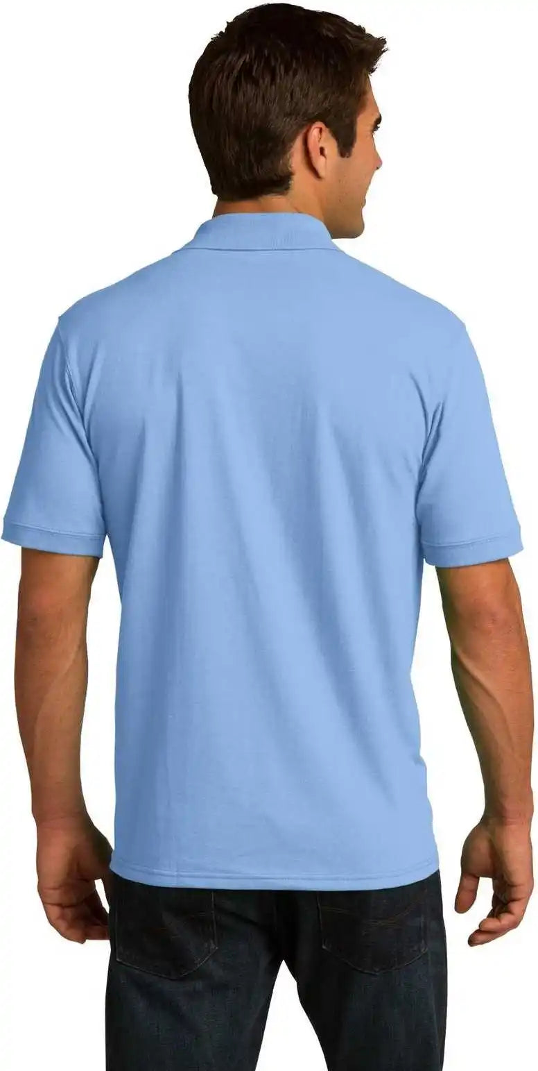 Port & Company Kp55 Core Blend Jersey Knit Polo Light Blue