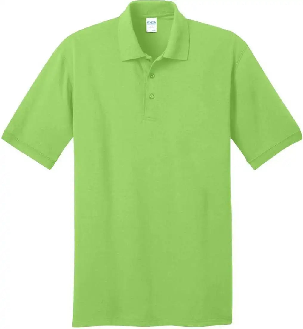 Port & Company Kp55 Core Blend Jersey Knit Polo Lime