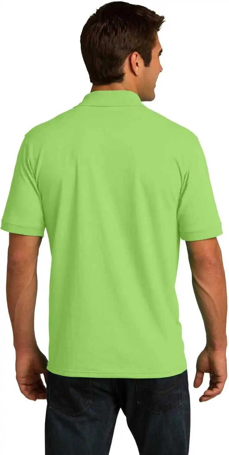 Port & Company Kp55 Core Blend Jersey Knit Polo Lime