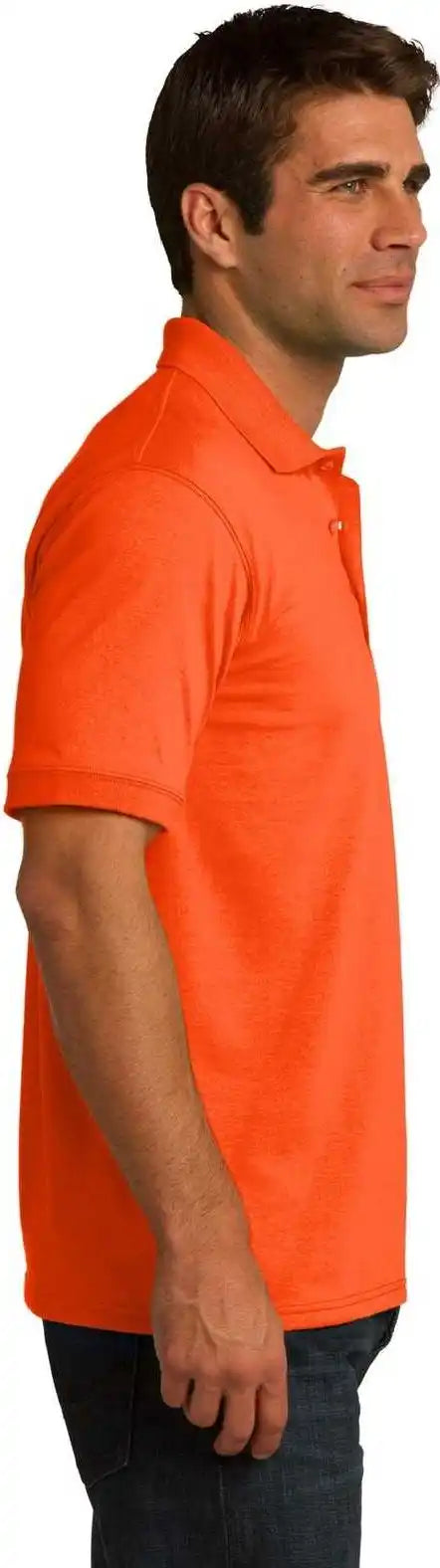 Port &amp; Company Kp55 Core Blend Jersey Knit Polo - Safety Orange