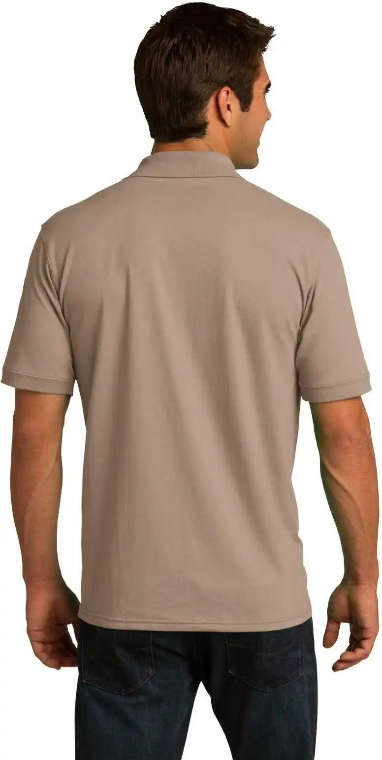 Port & Company Kp55 Core Blend Jersey Knit Polo Sand