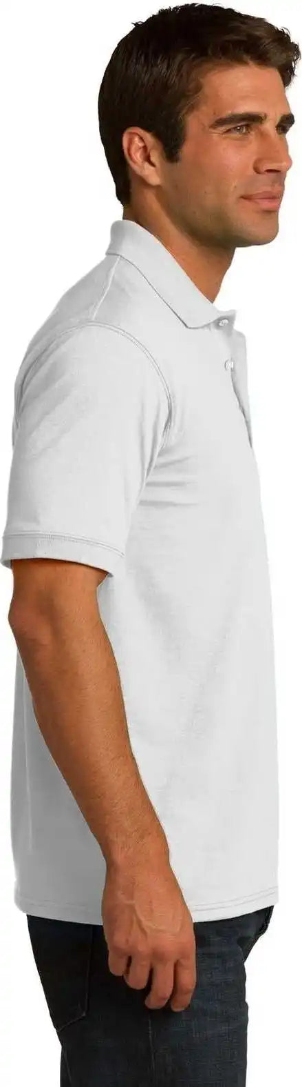 Port & Company Kp55 Core Blend Jersey Knit Polo White