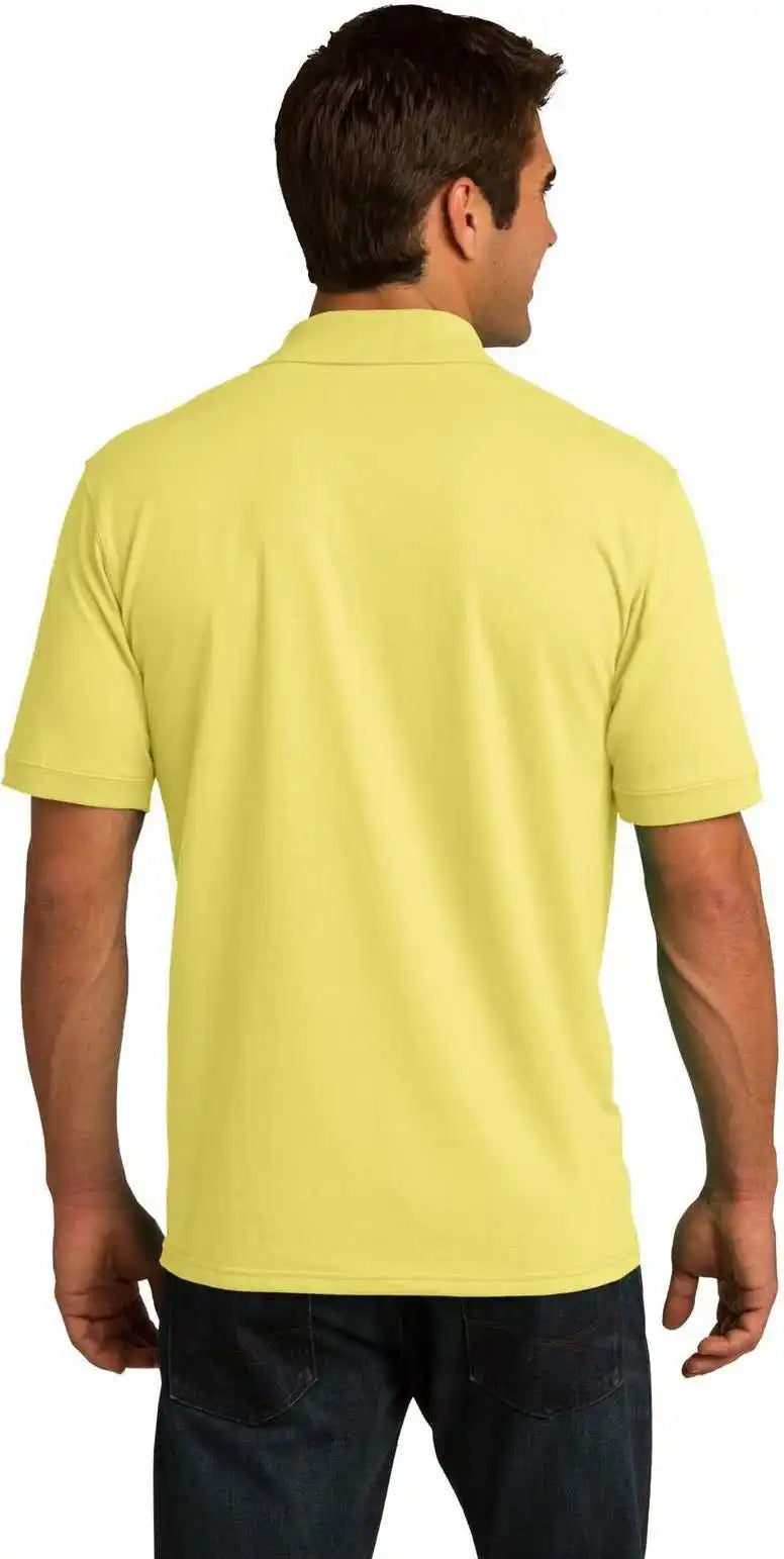 Port & Company Kp55 Core Blend Jersey Knit Polo Yellow