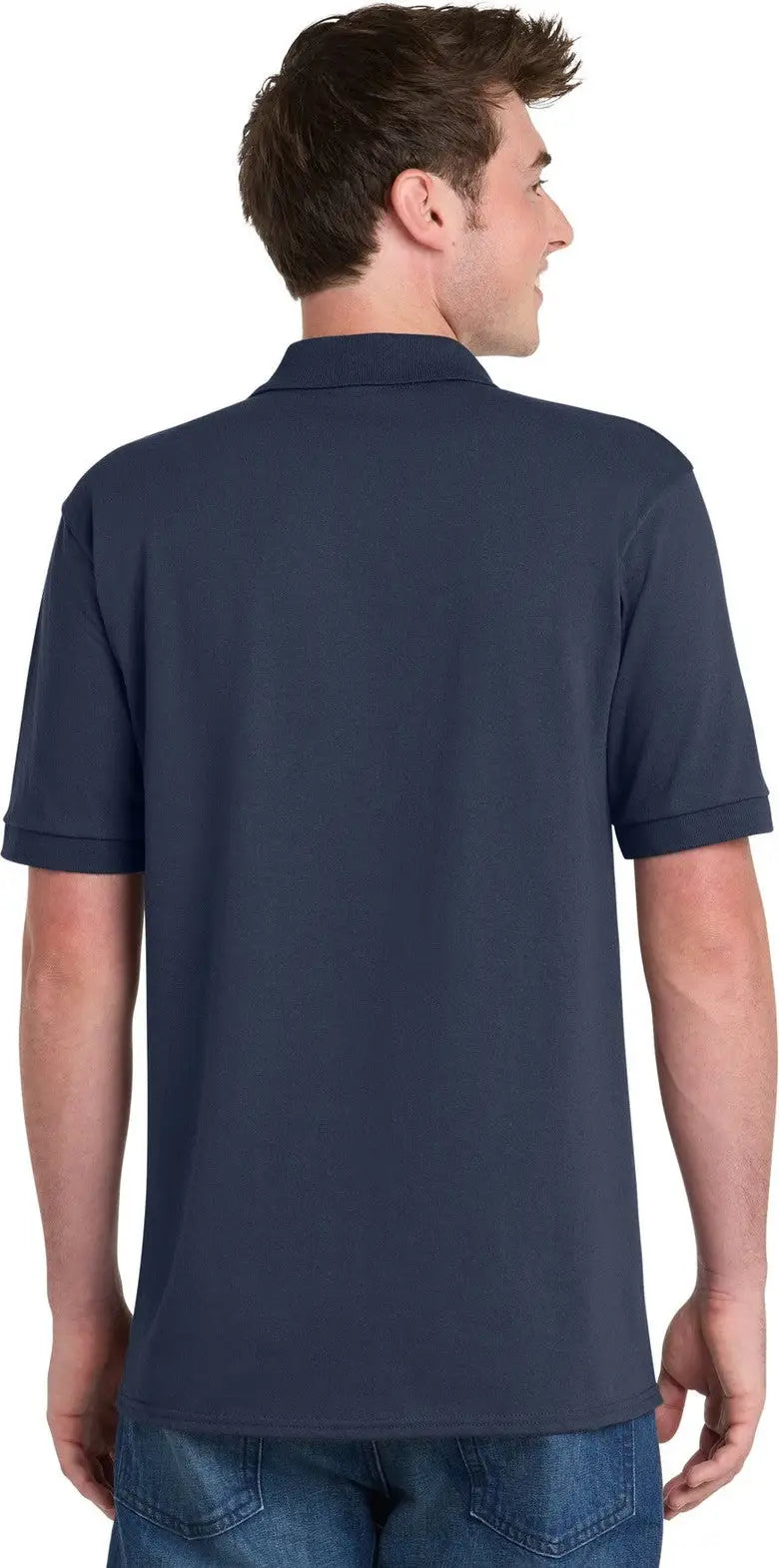 Port & Company Kp55p co Core Blend Jersey Knit Pocket Polo - Deep Navy