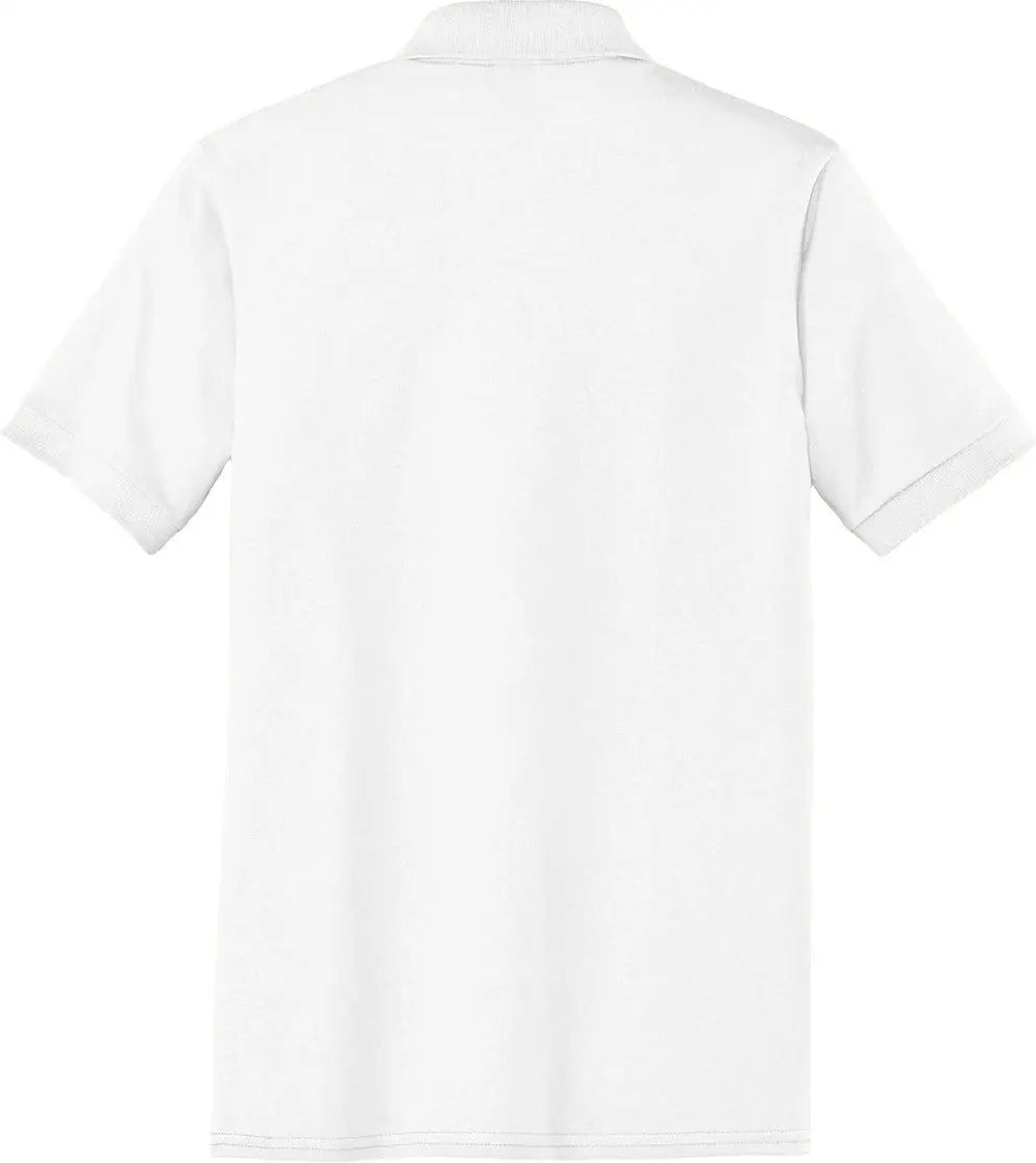 Port & Company Kp55p co Core Blend Jersey Knit Pocket Polo - White - Adult s