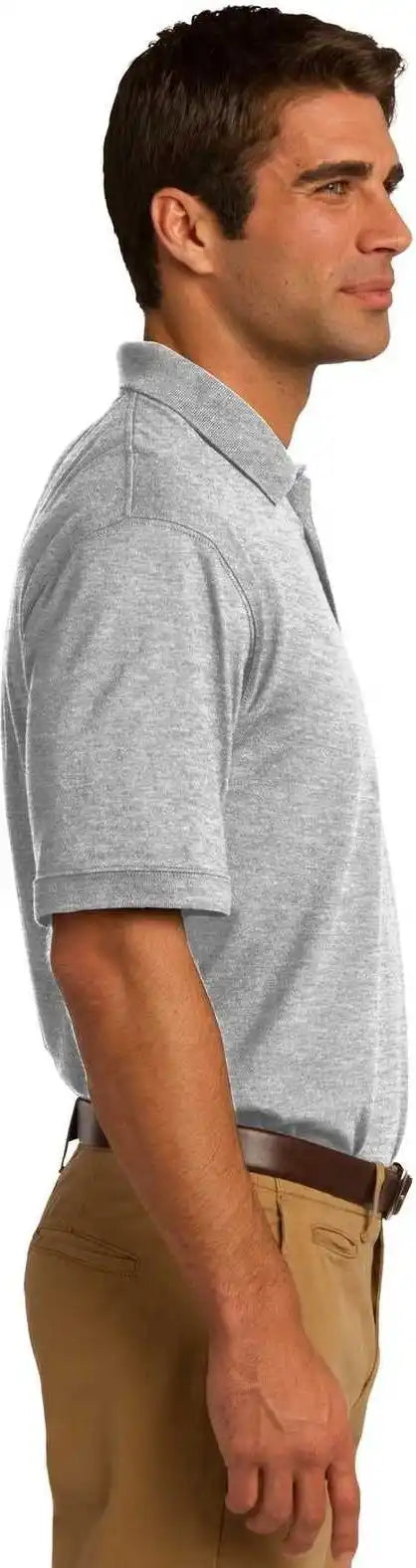 Port & Company Kp55p Core Blend Jersey Knit Pocket Polo Ash
