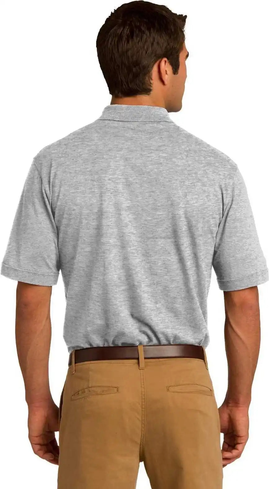 Port & Company Kp55p Core Blend Jersey Knit Pocket Polo Ash