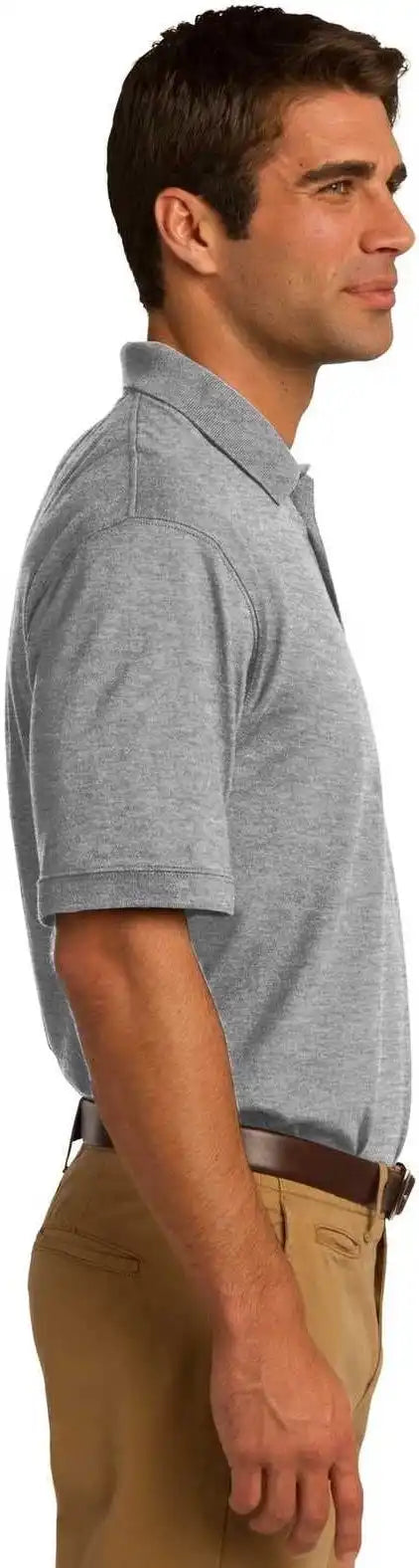 Port & Company Kp55p Core Blend Jersey Knit Pocket Polo Athletic Heather