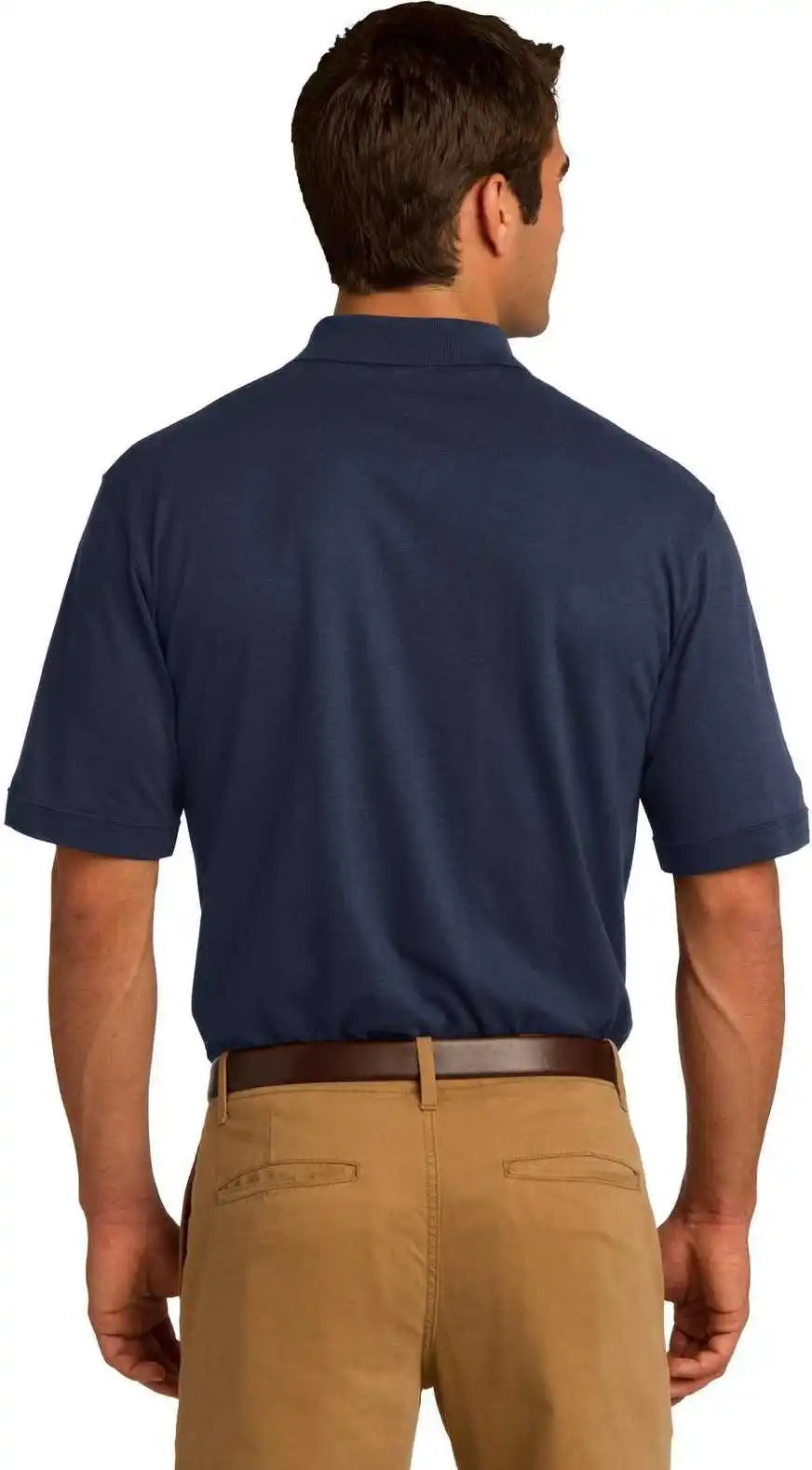 Port & Company Kp55p Core Blend Jersey Knit Pocket Polo Deep Navy