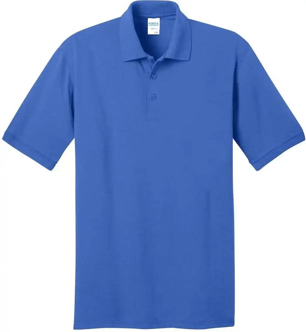 Port & Company Kp55p Core Blend Jersey Knit Pocket Polo Royal