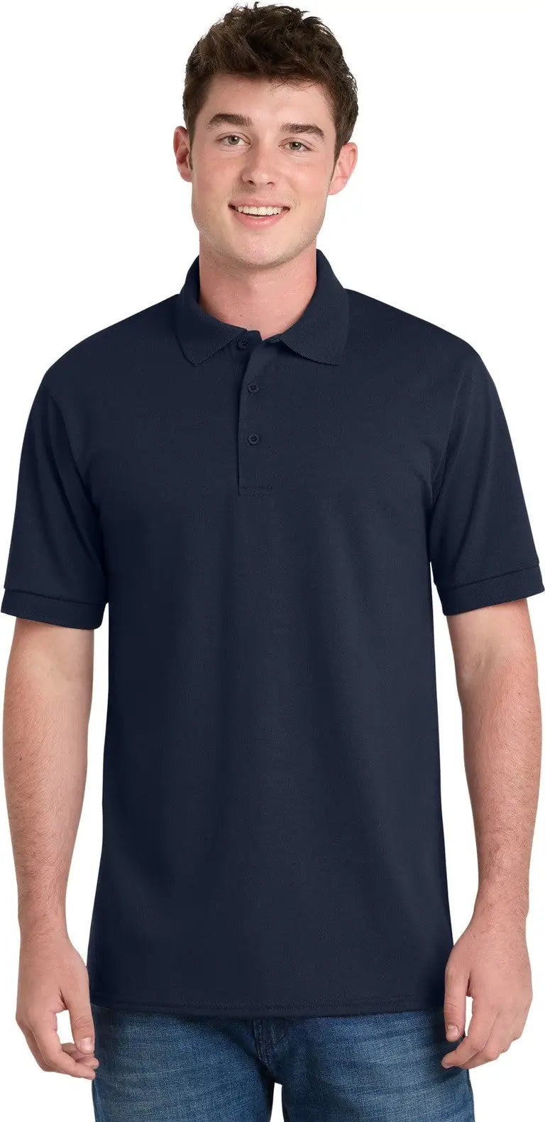 Port & Company Kp55t co Tall Core Blend Jersey Knit Polo - Deep Navy - Adult l