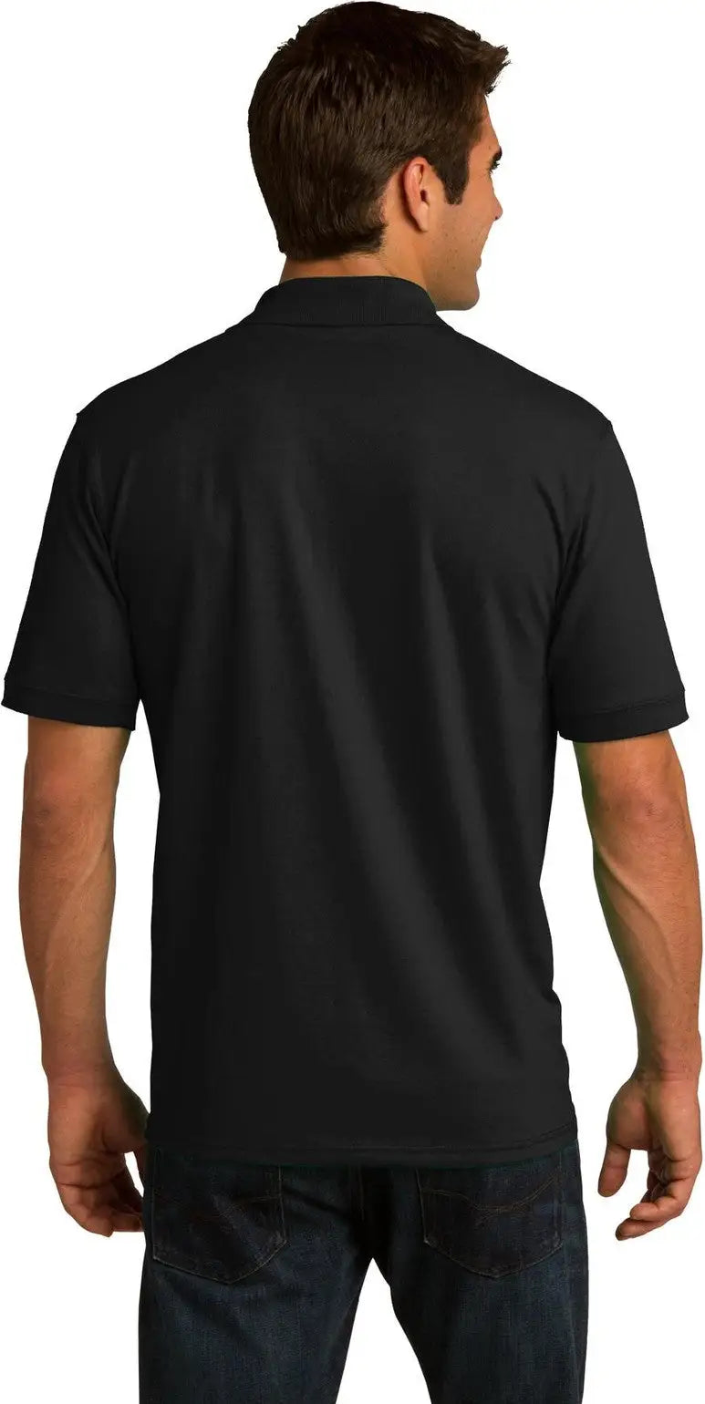 Port & Company Kp55t co Tall Core Blend Jersey Knit Polo - Jet Black