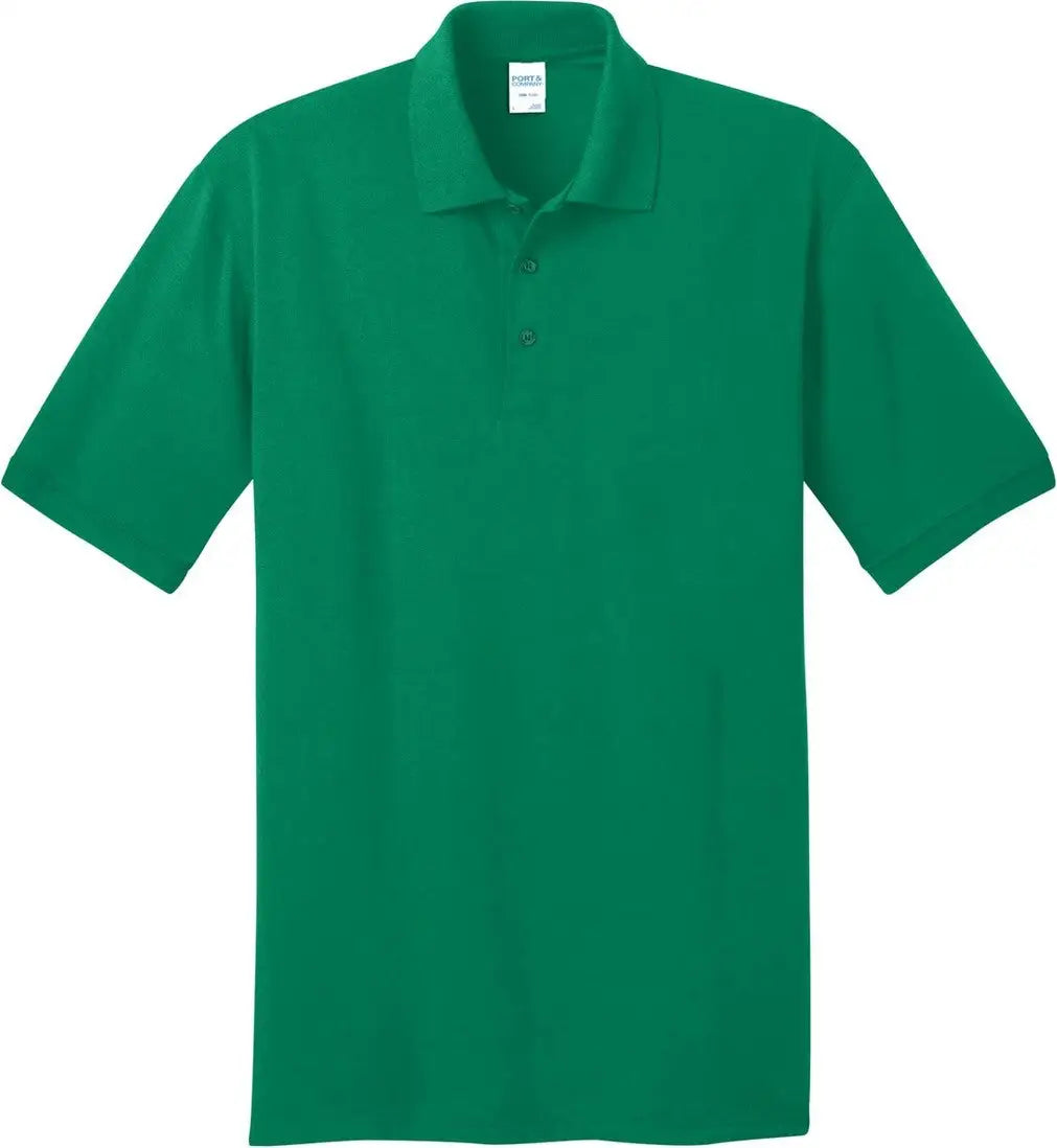 Port & Company Kp55t co Tall Core Blend Jersey Knit Polo - Kelly