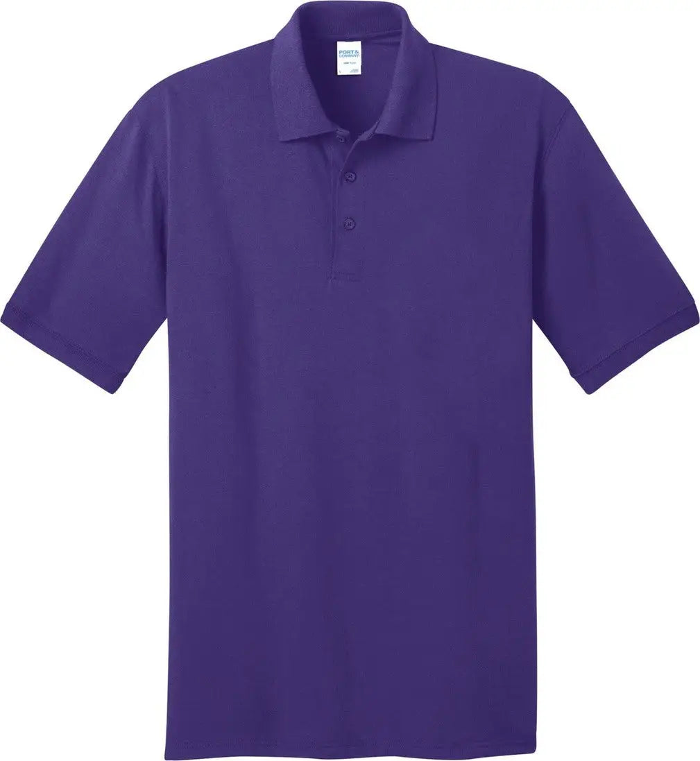 Port & Company Kp55t co Tall Core Blend Jersey Knit Polo - Purple