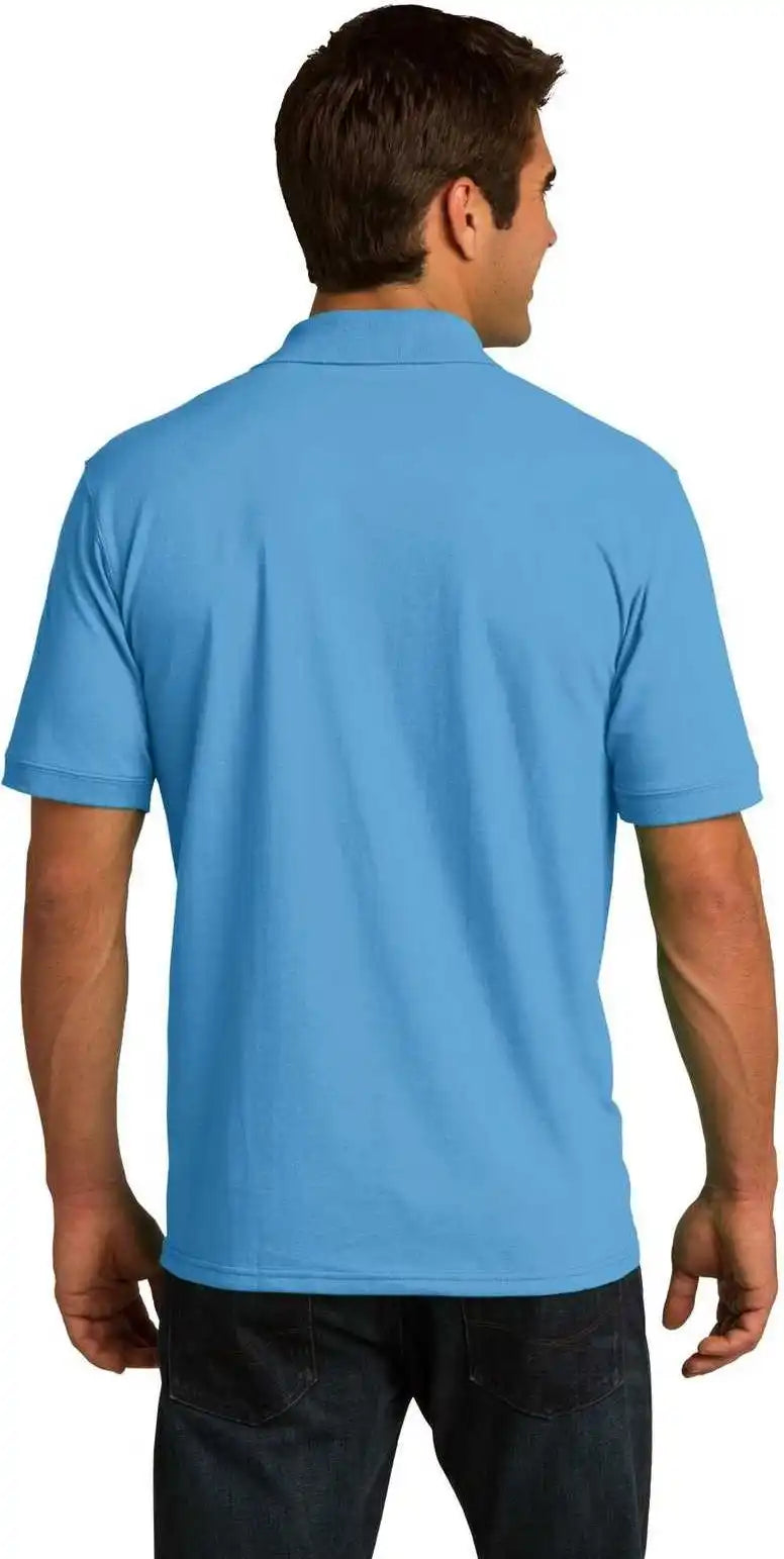 Port &amp; Company Kp55t Tall Core Blend Jersey Knit Polo Aquatic Blue