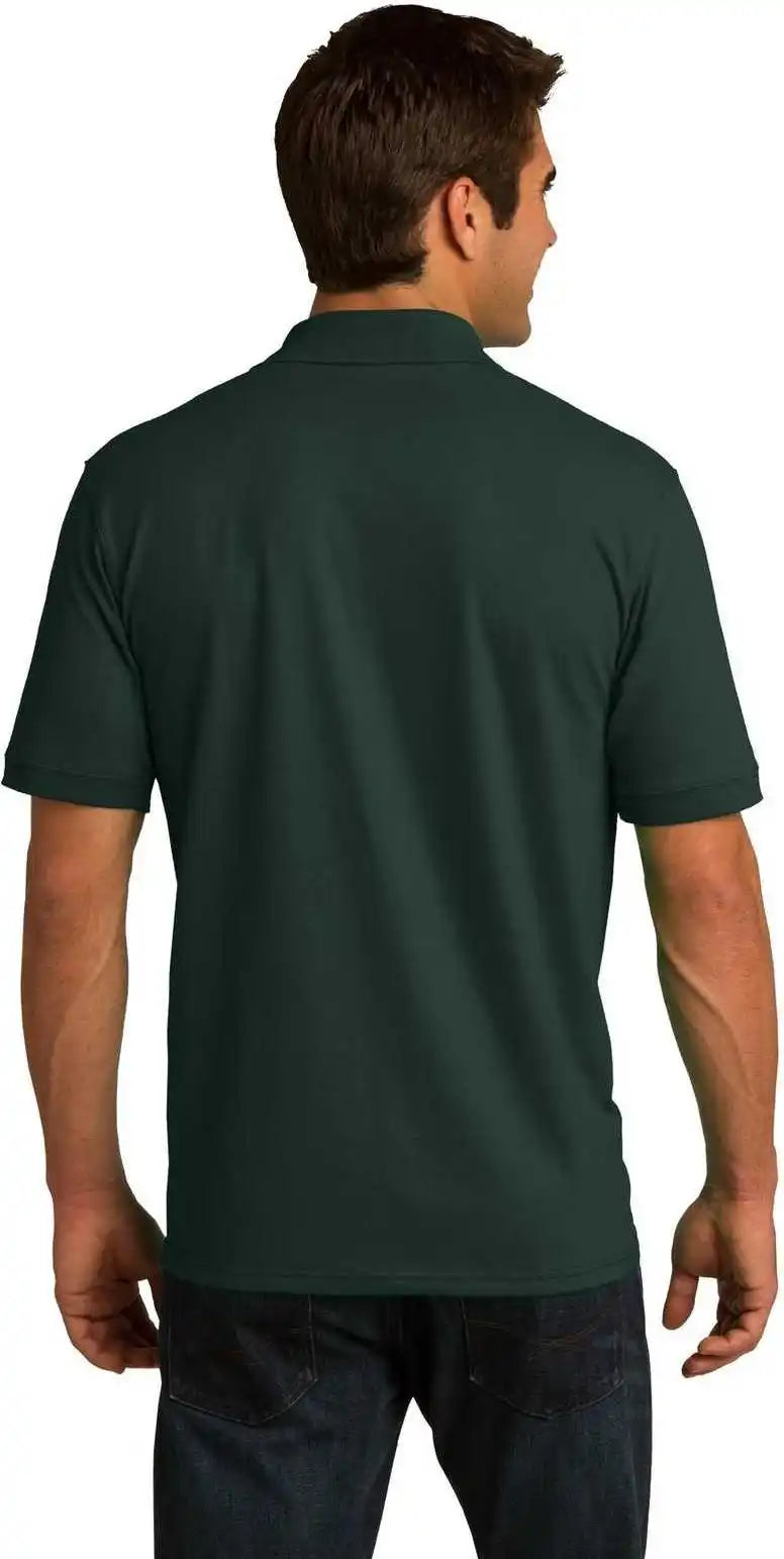 Port & Company Kp55t Tall Core Blend Jersey Knit Polo - Dark Green