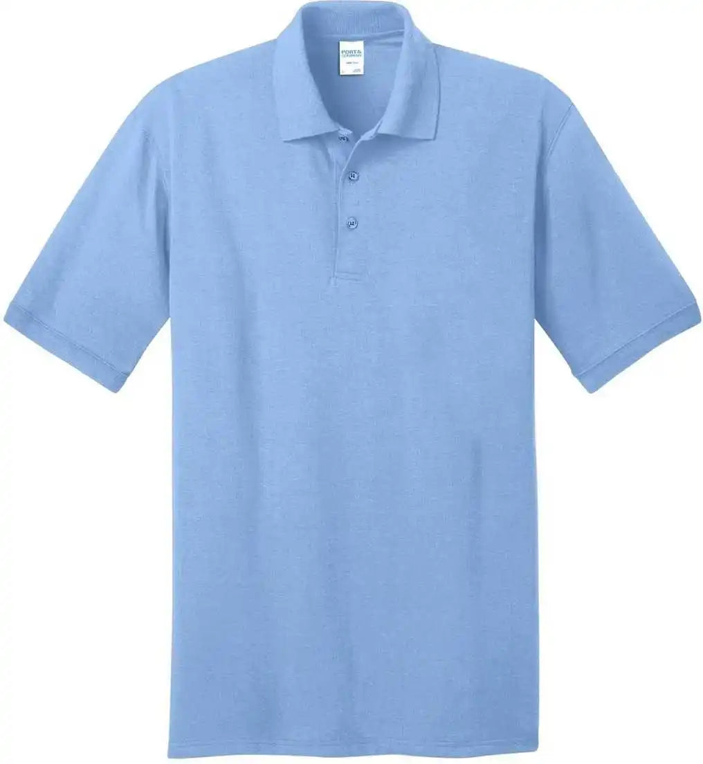 Port &amp; Company Kp55t Tall Core Blend Jersey Knit Polo Light Blue