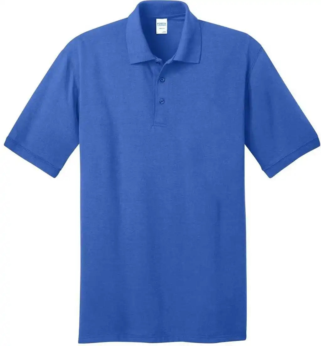 Port & Company Kp55t Tall Core Blend Jersey Knit Polo Royal