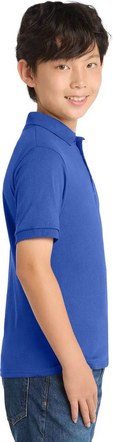 Port & Company Kp55y co Youth Core Blend Jersey Knit Polo - Royal