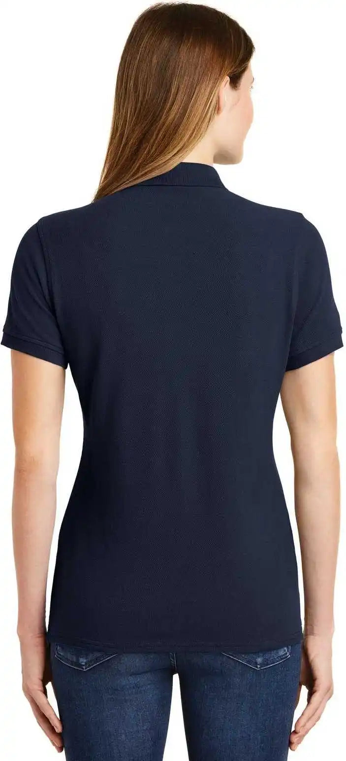 Port &amp; Company Lkp1500 Ladies Combed Ring Spun Pique Polo - Deep Navy