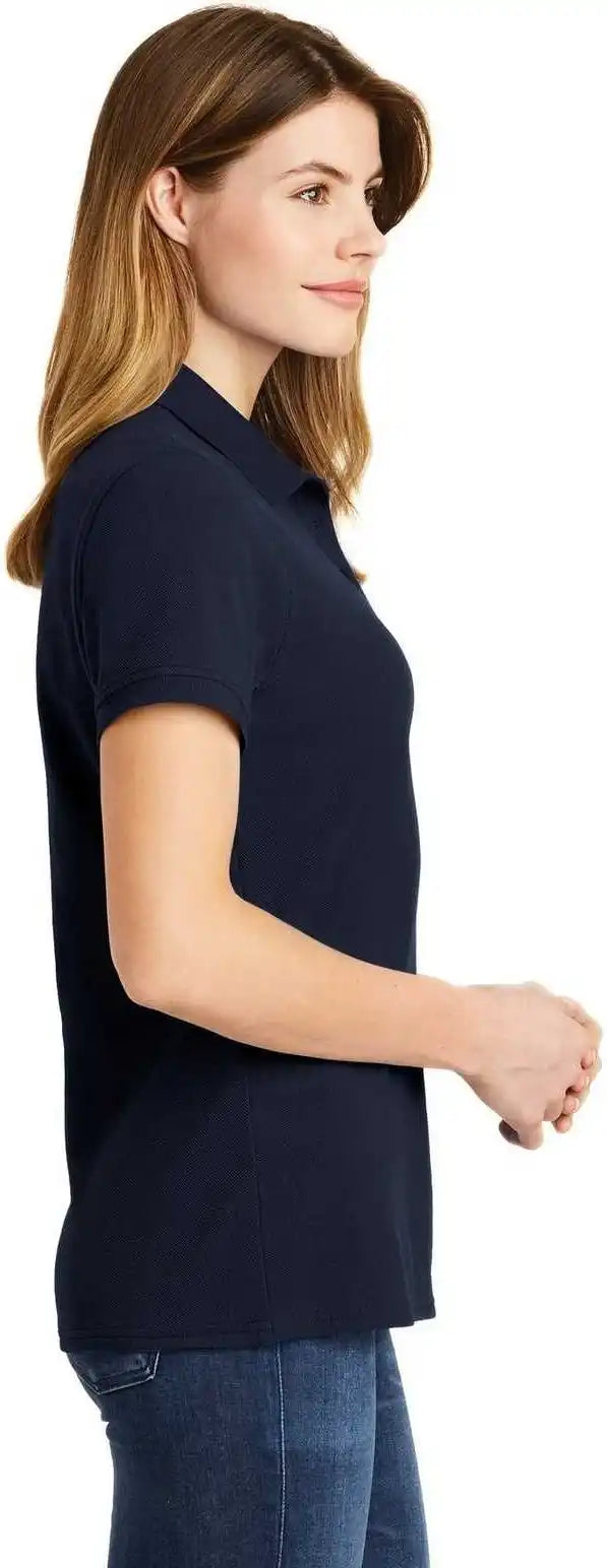 Port &amp; Company Lkp1500 Ladies Combed Ring Spun Pique Polo - Deep Navy
