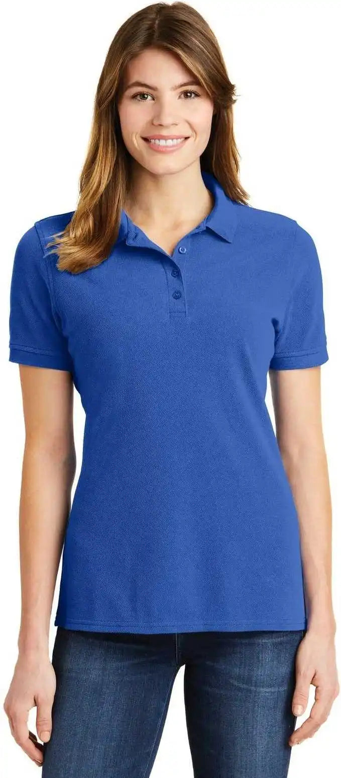 Port &amp; Company Lkp1500 Ladies Combed Ring Spun Pique Polo - Royal