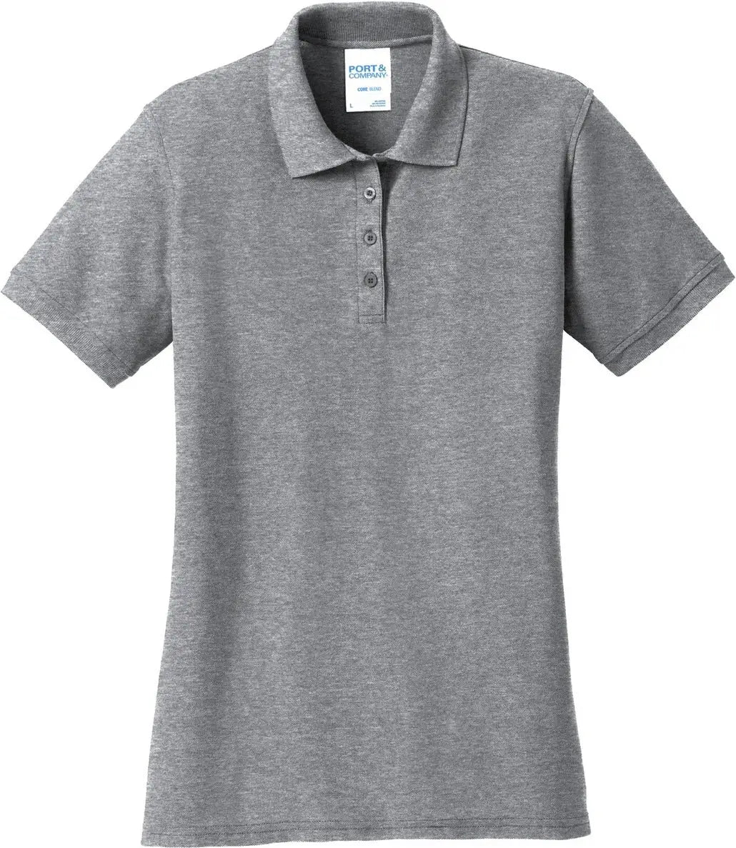 Port & Company Lkp155 co Women’s Core Blend Pique Polo - Athletic Heather