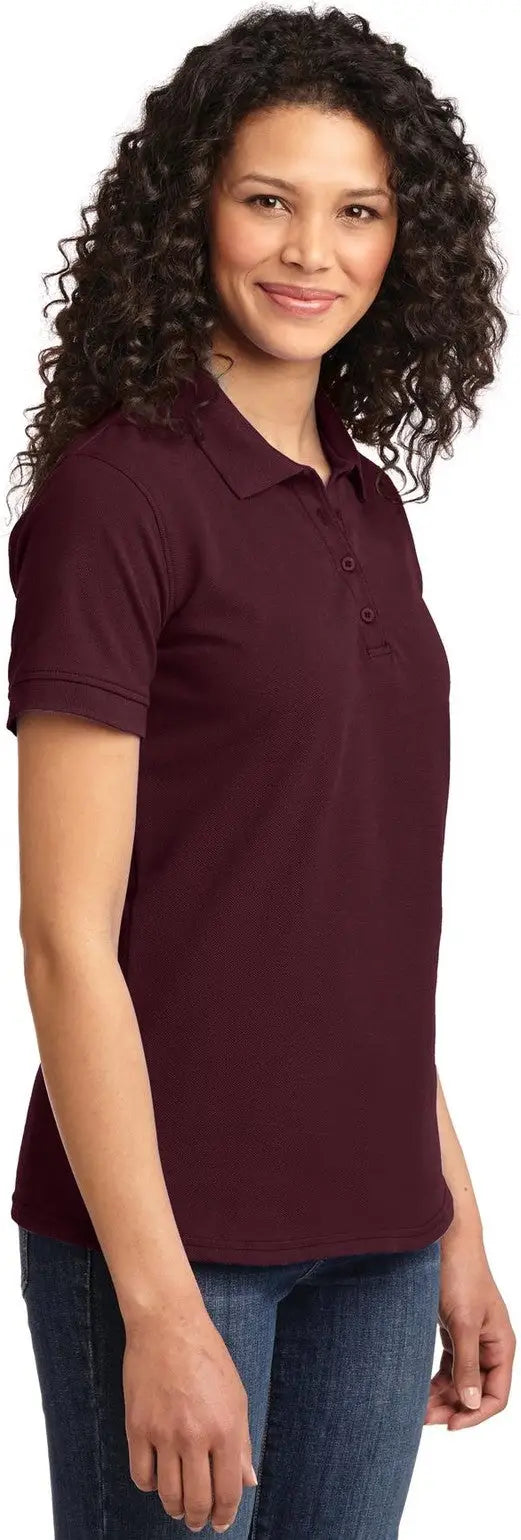 Port & Company Lkp155 co Women’s Core Blend Pique Polo - Athletic Maroon