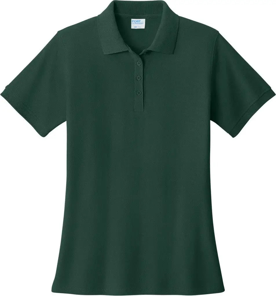 Port & Company Lkp155 co Women’s Core Blend Pique Polo - Dark Green