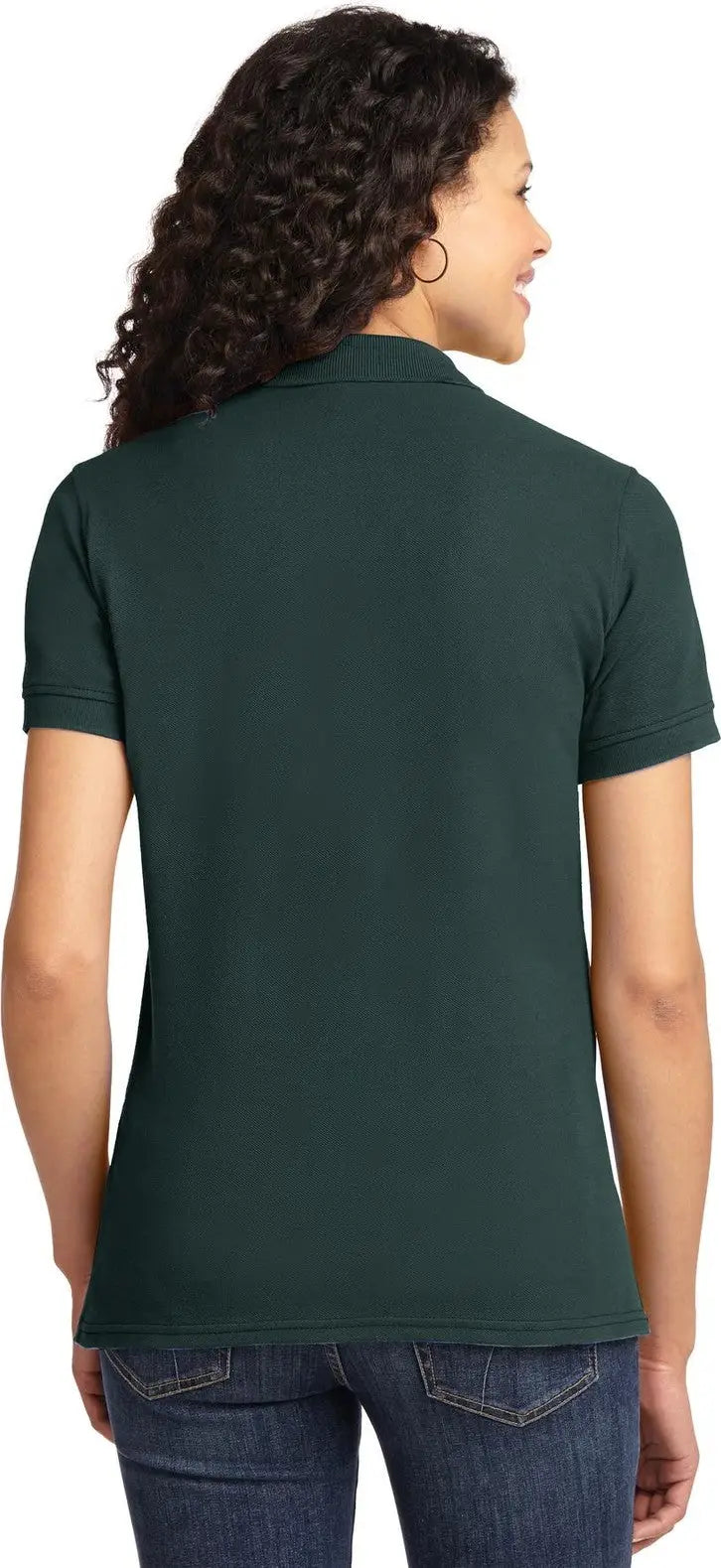 Port & Company Lkp155 co Women’s Core Blend Pique Polo - Dark Green