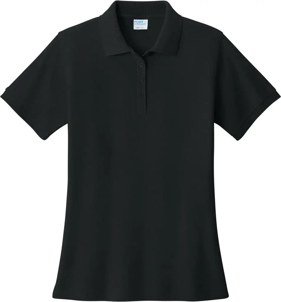 Port & Company Lkp155 co Women’s Core Blend Pique Polo - Jet Black