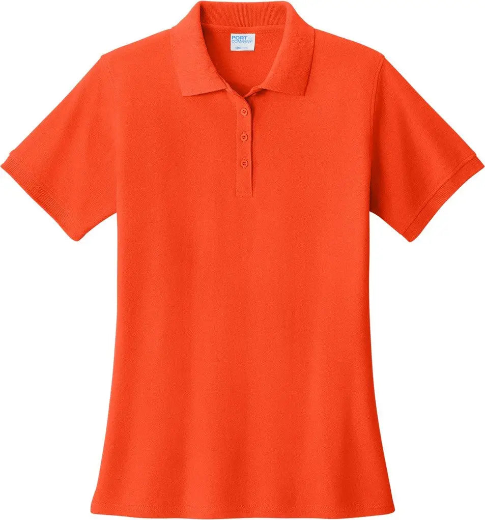 Port & Company Lkp155 co Women’s Core Blend Pique Polo - Orange