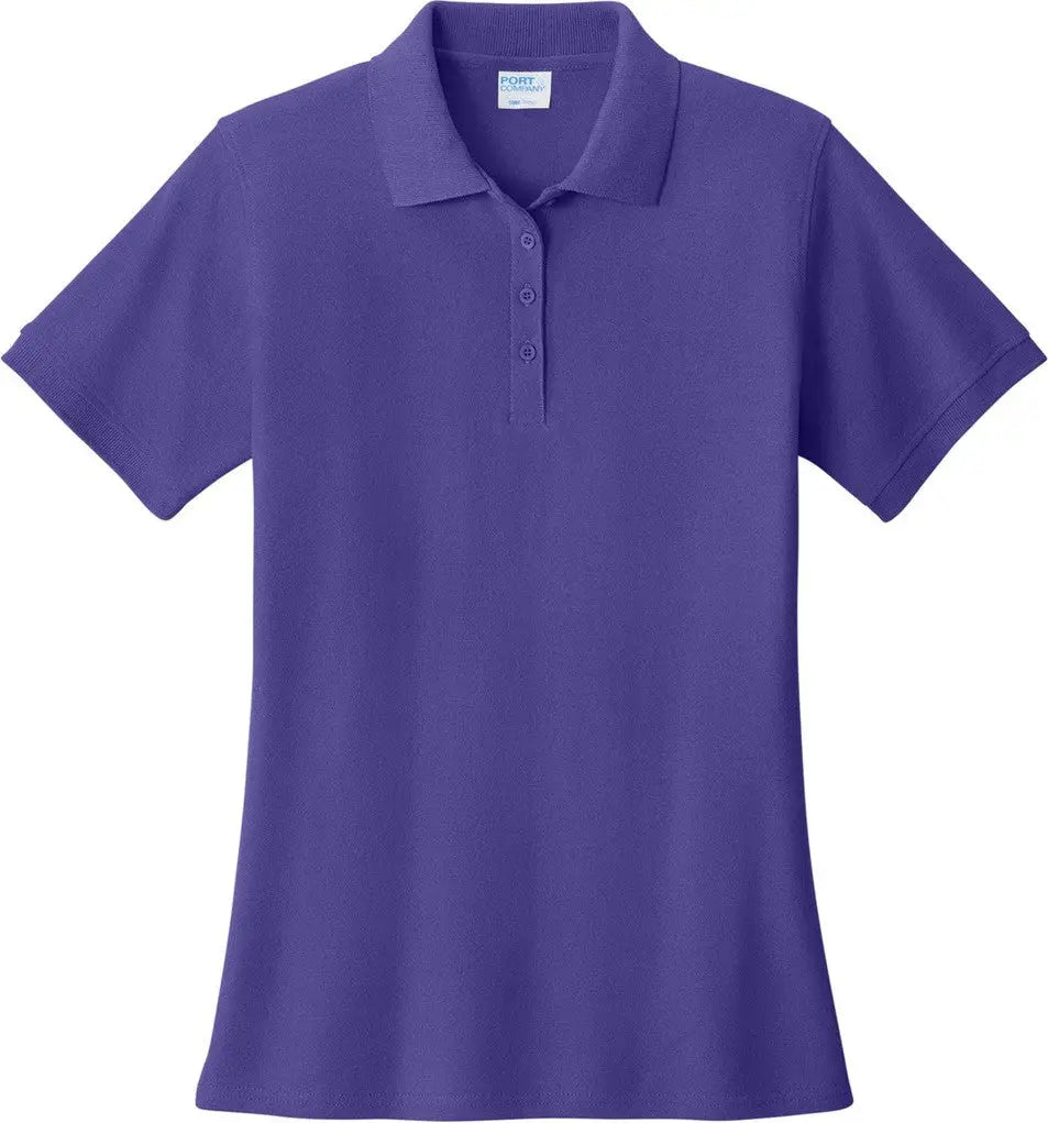 Port & Company Lkp155 co Women’s Core Blend Pique Polo - Purple